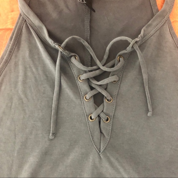 Forever 21 Lace-Up Top - Picture 3 of 4